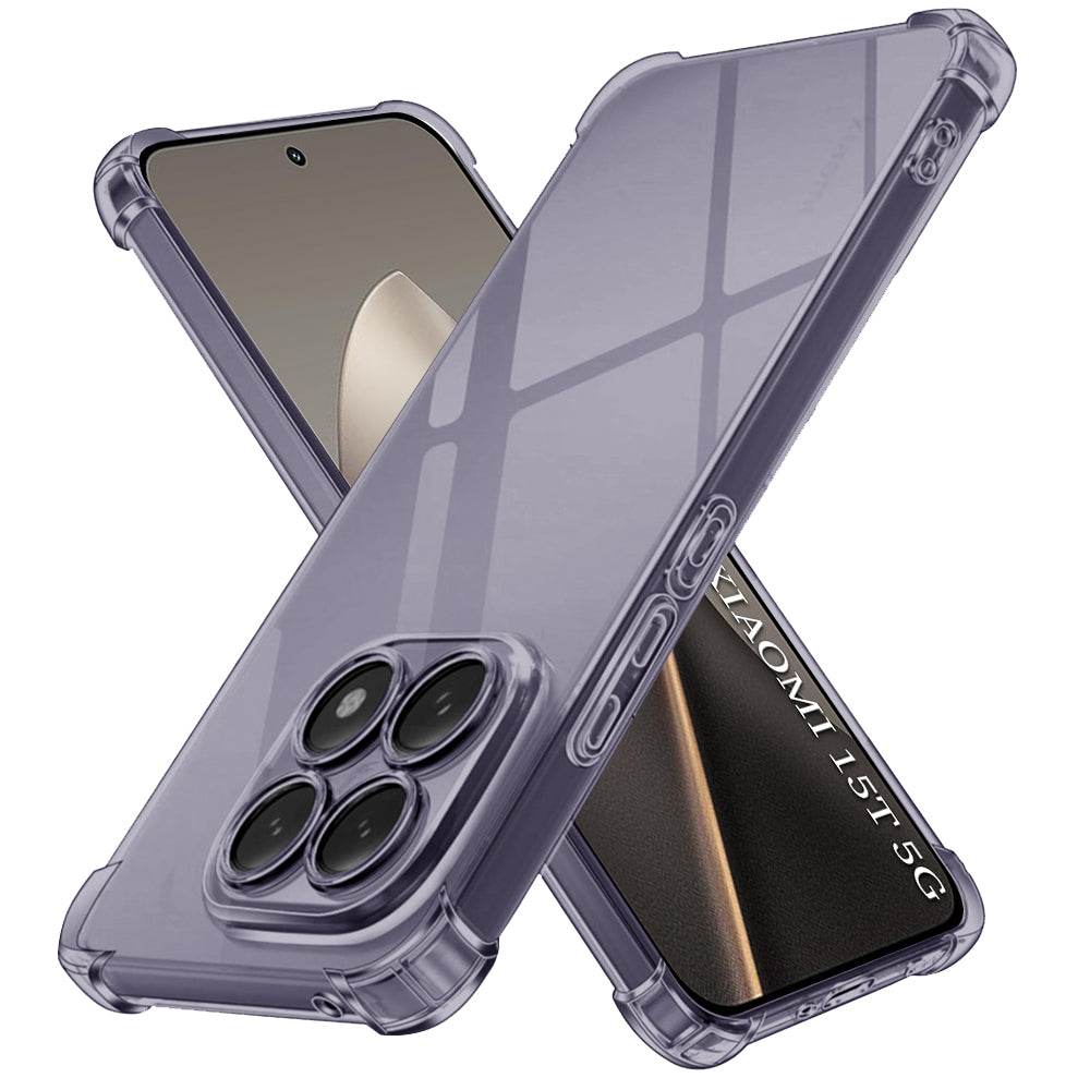 Deksel for Xiaomi 15T, Techsuit, Støtsikker Klar, Røykfarget