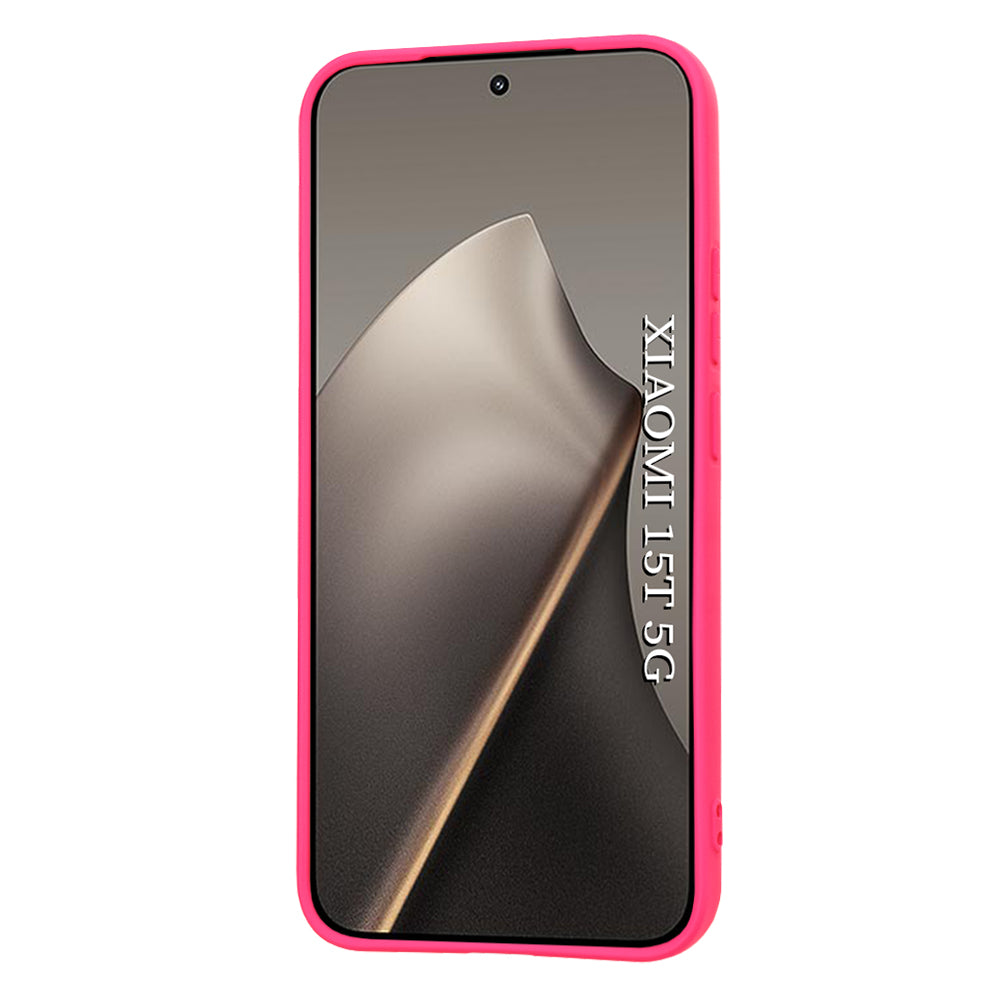 Deksel for Xiaomi 15T, Techsuit, SoftFlex, Mørk Rosa