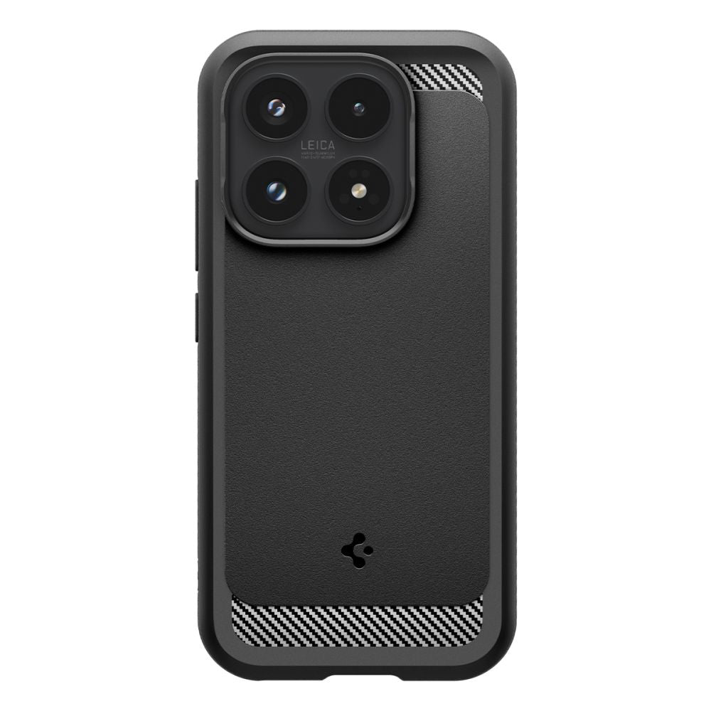 Deksel for Xiaomi 17, Spigen, Rugged Armor, Matt Svart ACS10458