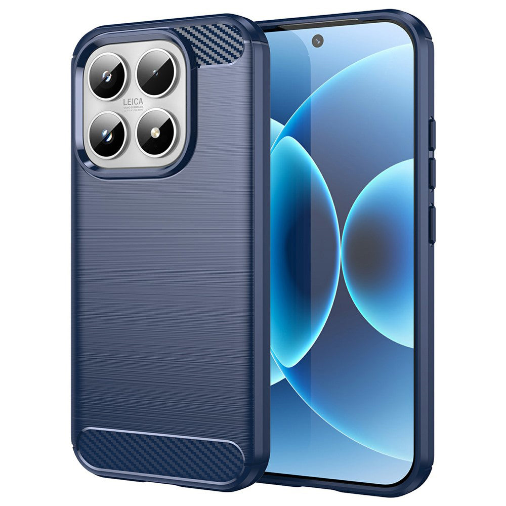 Deksel for Xiaomi 17, Techsuit, Karbon, Blå