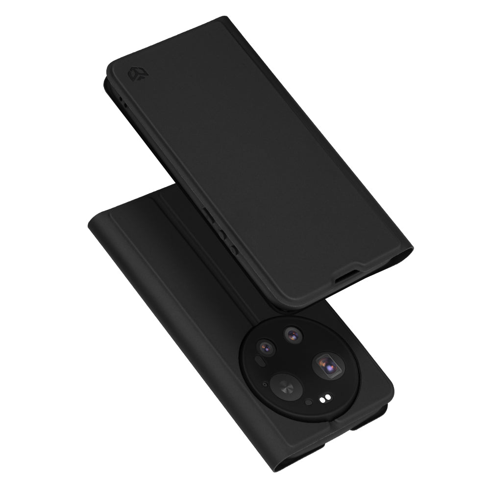 Deksel for Xiaomi 17 Ultra, Techsuit, Magskin Book, Svart