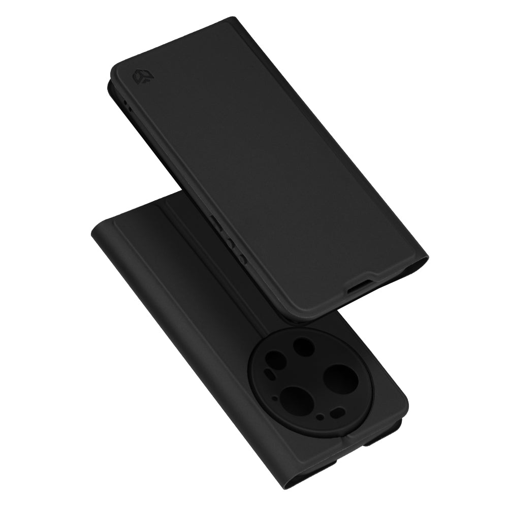 Deksel for Xiaomi 17 Ultra, Techsuit, Magskin Book, Svart