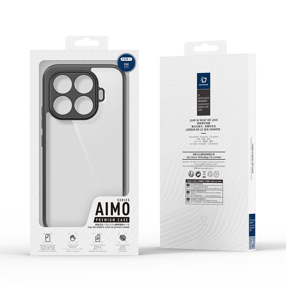 Deksel til Xiaomi 17T, DUX DUCIS, Aimo, Svart