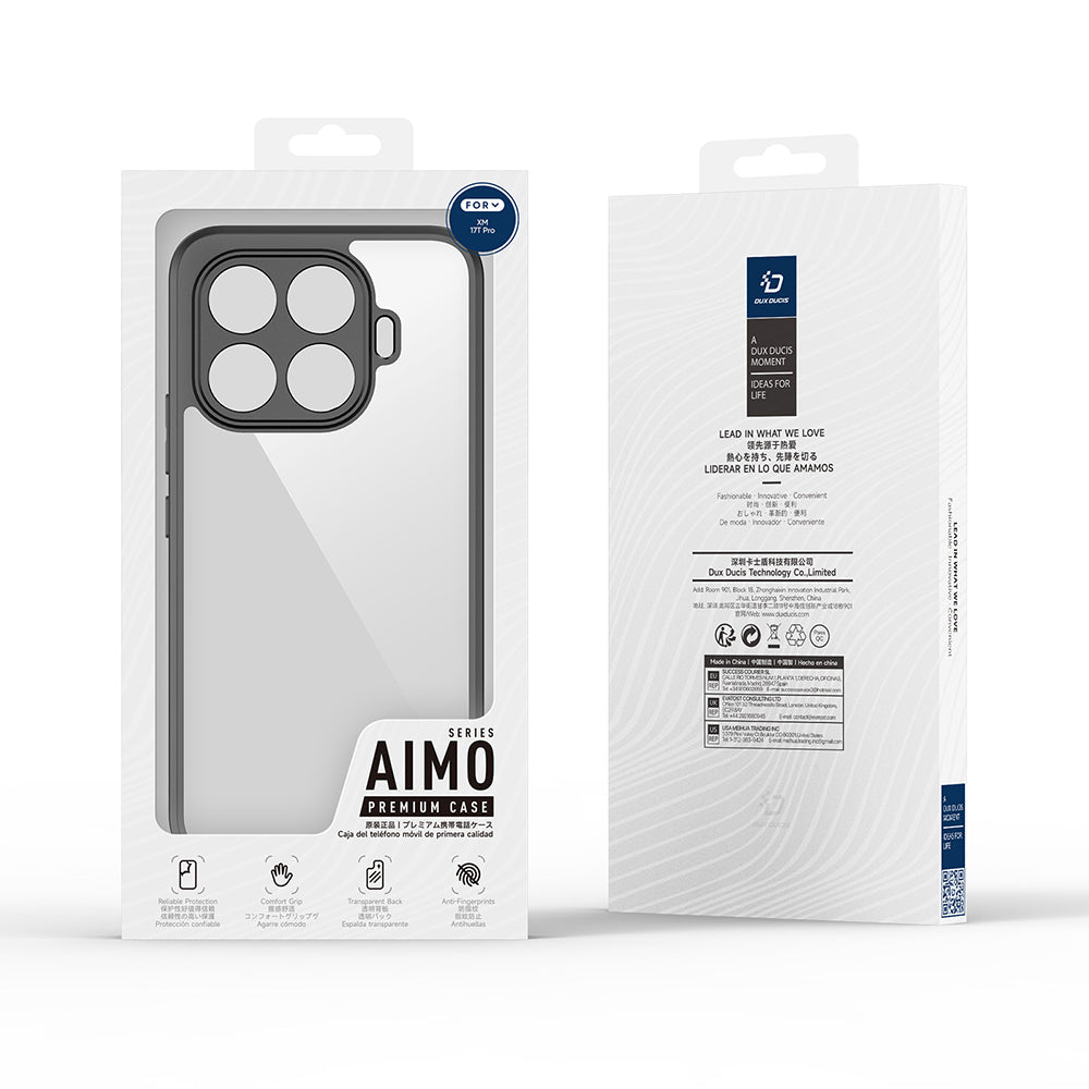 Deksel til Xiaomi 17T Pro, DUX DUCIS, Aimo, Svart