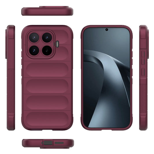 Deksel for Xiaomi 17T, Techsuit, Magic Shield, Burgunder
