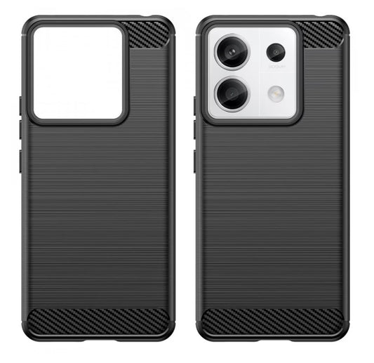 Etui til Xiaomi Poco C65 / Redmi 13C, Tech-Protect, karbon, svart