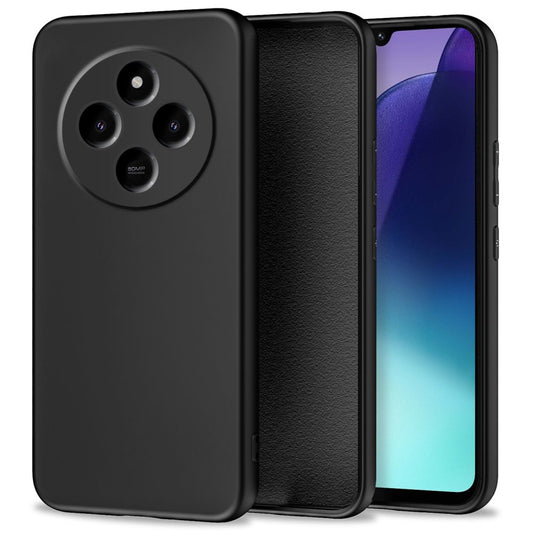 Etui til Xiaomi Poco Poco C75 5G / C75 / Redmi 14C, Tech-Protect, Icon, Svart
