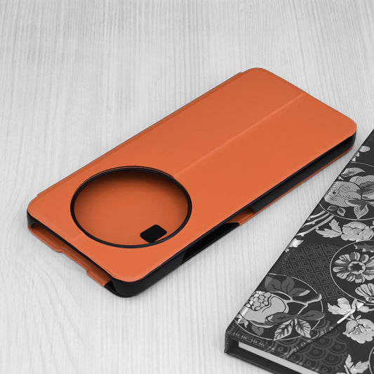 Deksel for Xiaomi Poco C75 / Redmi 14C, Techsuit, eFold, Oransje