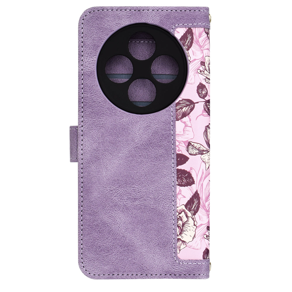 Deksel for Xiaomi Poco C75 / Redmi 14C, Techsuit, FlipCraft, Lilla