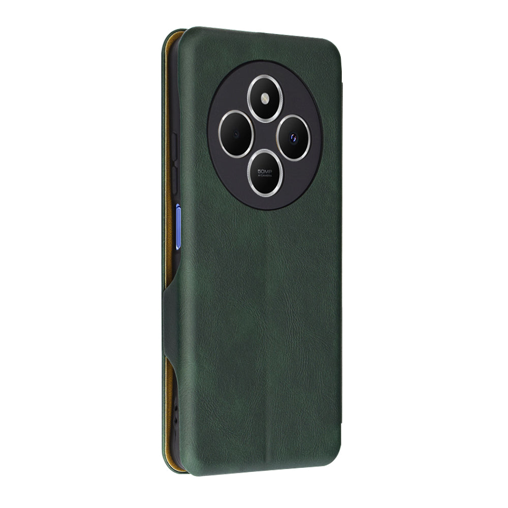 Deksel for Xiaomi Poco C75 / Redmi 14C, Techsuit, Safe Wallet Plus, Grønn