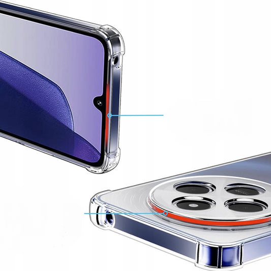 Deksel for Xiaomi Poco C75 / Redmi 14C, Techsuit, Støtsikker Klar, Transparent