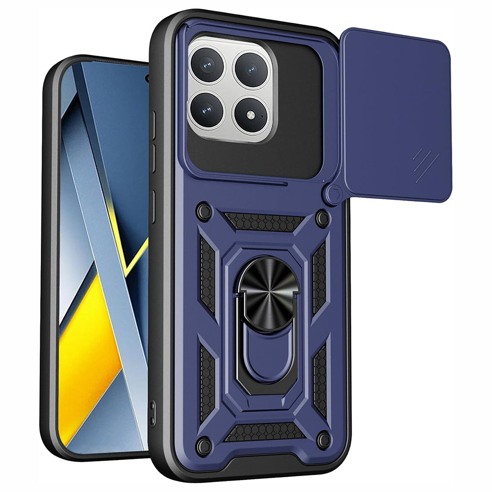 Deksel for Xiaomi Poco F8 Pro, Techsuit, CamShield, Blå