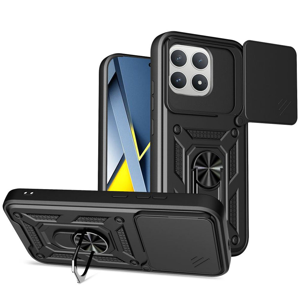 Deksel for Xiaomi Poco F8 Pro, Techsuit, CamShield, Svart