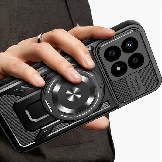 Deksel for Xiaomi Poco F8 Pro, Techsuit, RuggedCam, Svart