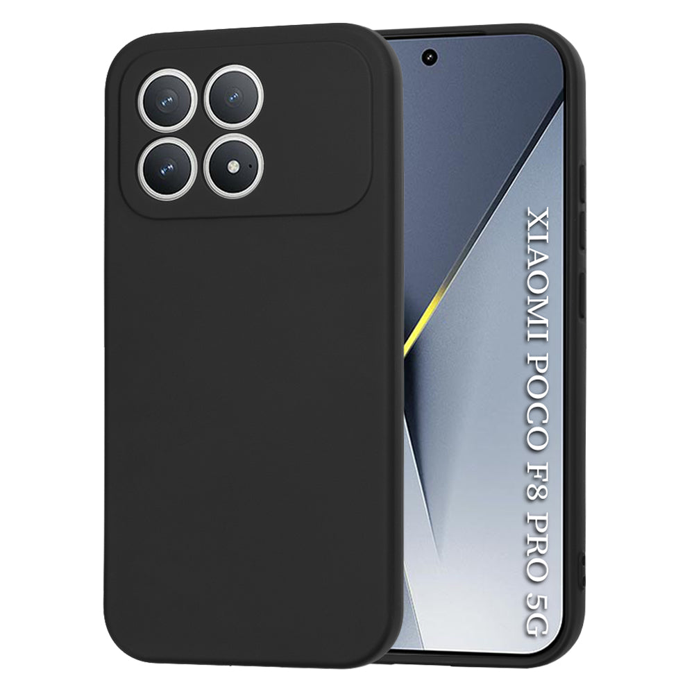 Deksel for Xiaomi Poco F8 Pro, Techsuit, SoftFlex, Svart