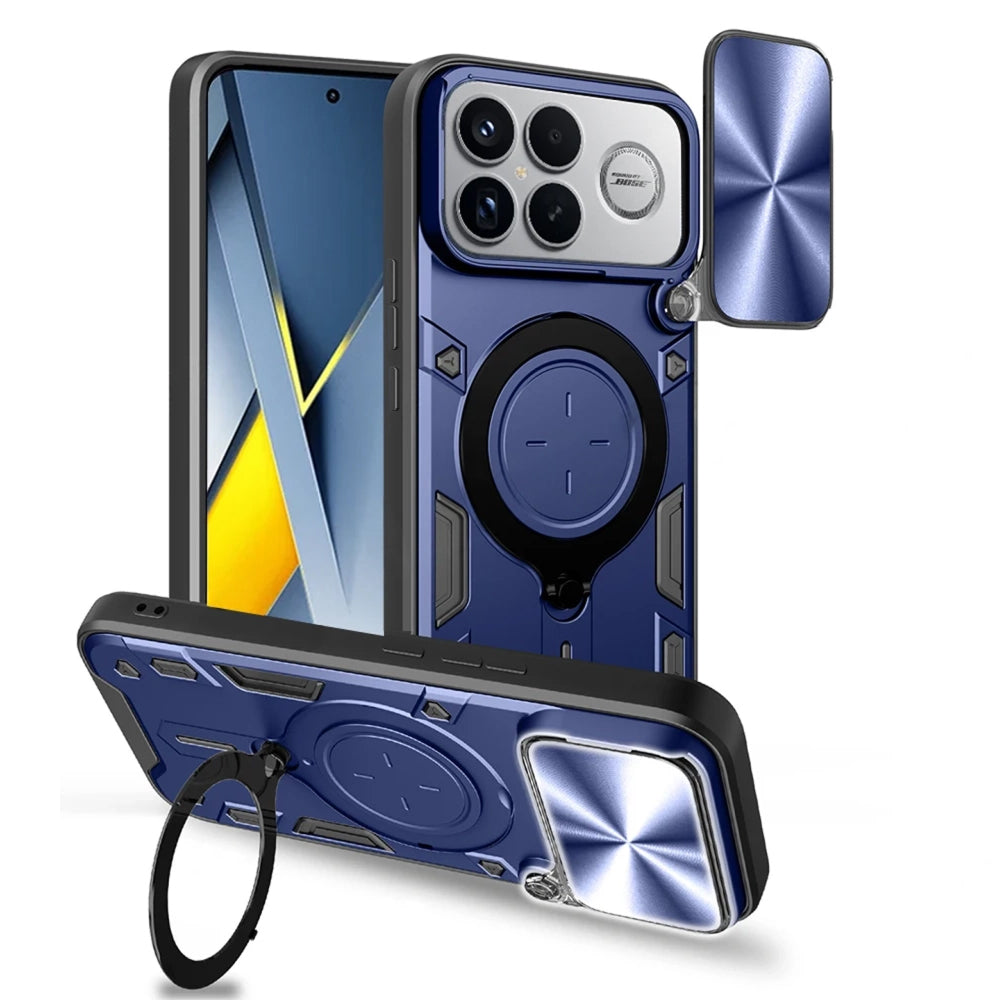 Deksel for Xiaomi Poco F8 Ultra, Techsuit, CamGuard Pro, Blå