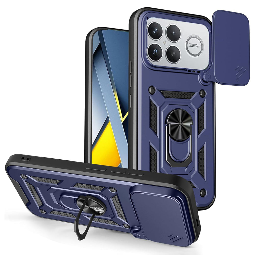 Deksel for Xiaomi Poco F8 Ultra, Techsuit, CamShield, Blå