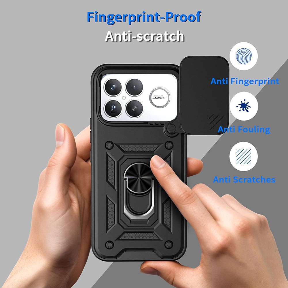 Deksel for Xiaomi Poco F8 Ultra, Techsuit, CamShield, Svart