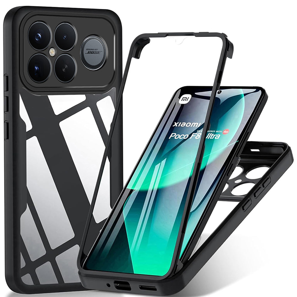 Deksel for Xiaomi Poco F8 Ultra, Techsuit, ColorVerse 360, Svart