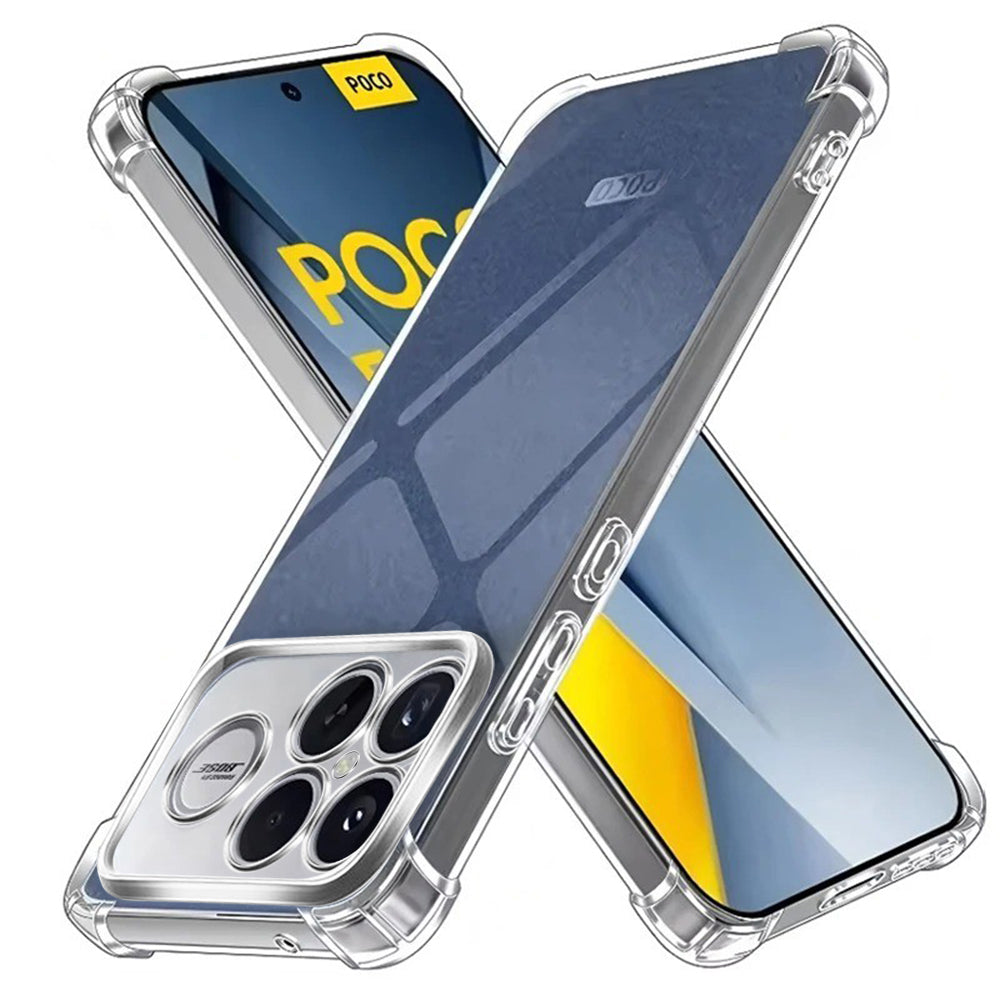 Deksel for Xiaomi Poco F8 Ultra, Techsuit, Shockproof Clear, Gjennomsiktig