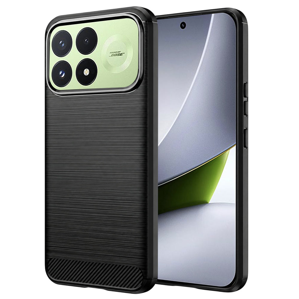 Deksel til Xiaomi Poco F9 Pro, Techsuit, Karbon, Svart