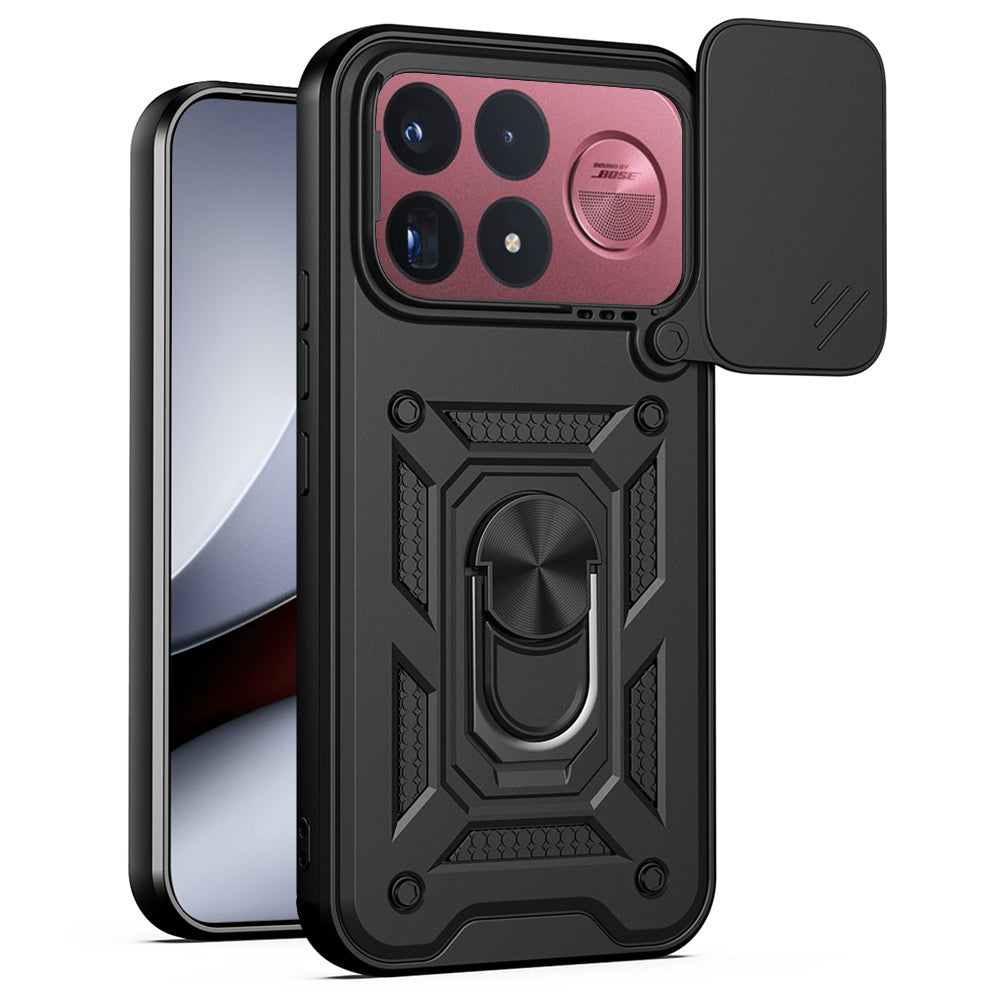Deksel til Xiaomi Poco F9 Ultra, Techsuit, CamShield, svart