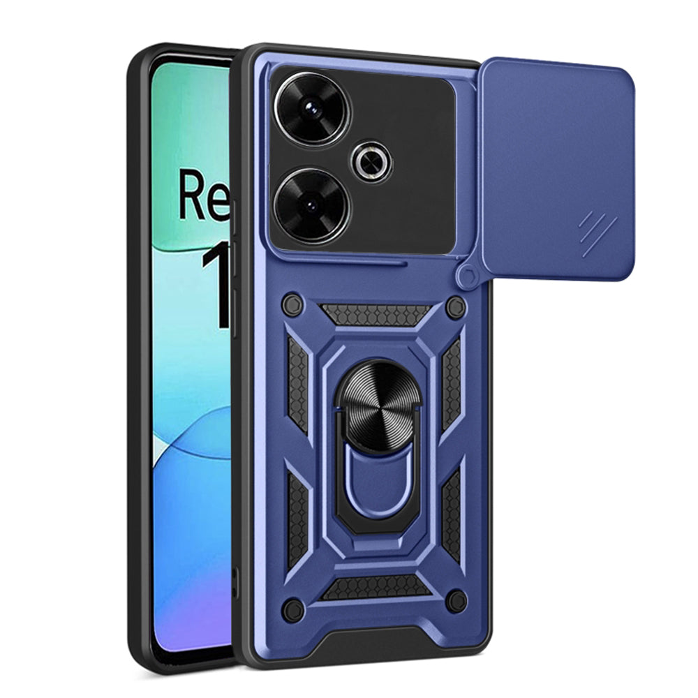 Deksel for Xiaomi Poco M6 4G / Redmi 13, Techsuit, CamShield, Blå