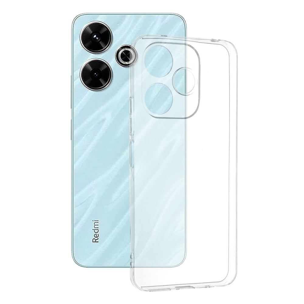 Deksel for Xiaomi Poco M6 4G / Redmi 13, Techsuit, Klar, Gjennomsiktig