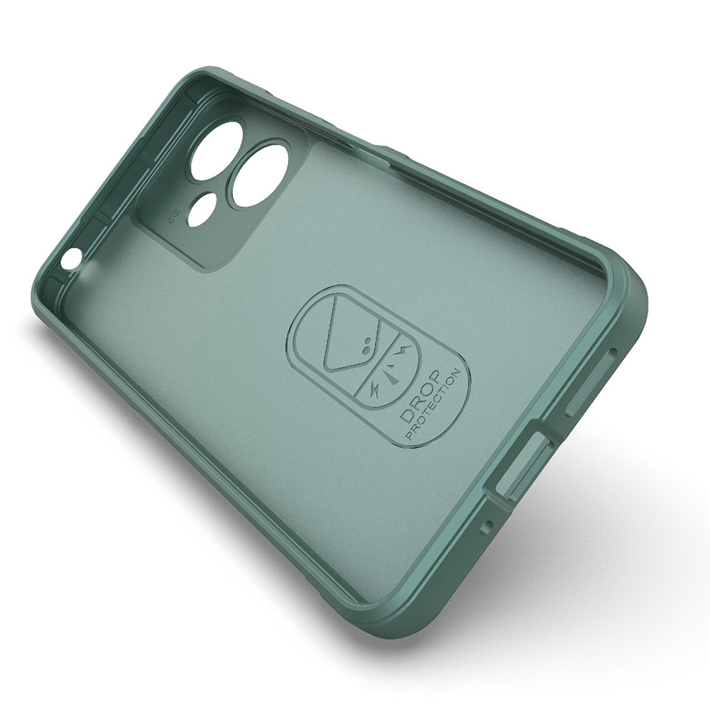 Deksel for Xiaomi Poco M6 4G / Redmi 13, Techsuit, Magic Shield, Grønn