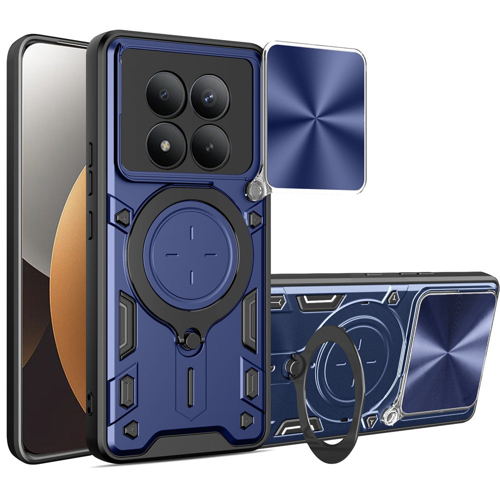 Deksel for Xiaomi Poco M8 Pro / Redmi Note 15 Pro+ 5G, Techsuit, CamGuard Pro, Blå