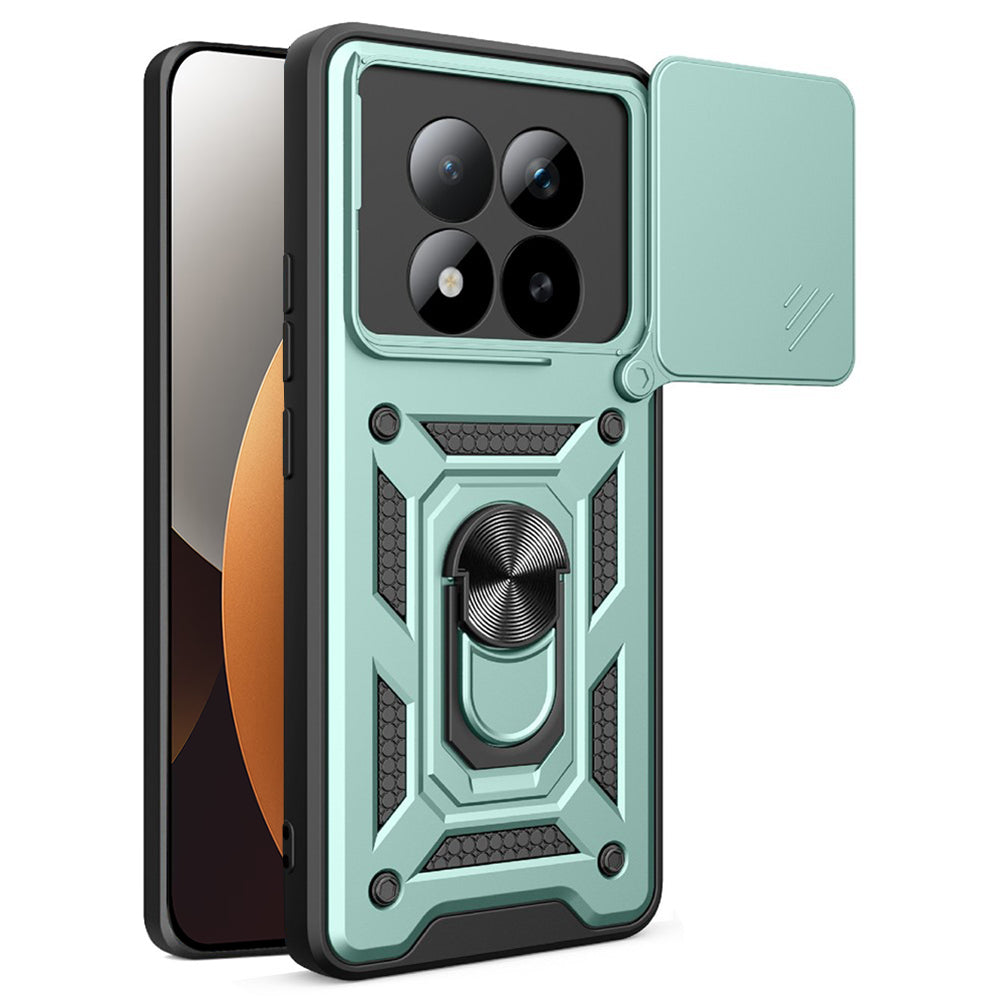 Deksel for Xiaomi Poco M8 Pro / Redmi Note 15 Pro+ 5G, Techsuit, CamShield, Grønn
