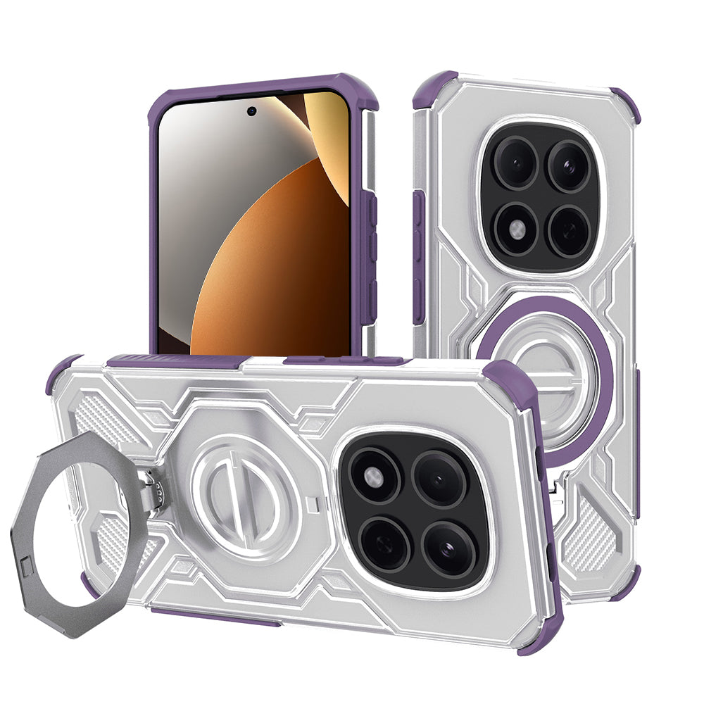 Deksel for Xiaomi Poco M8 Pro / Redmi Note 15 Pro+ 5G, Techsuit, Carbon Shield Pro, Lilla