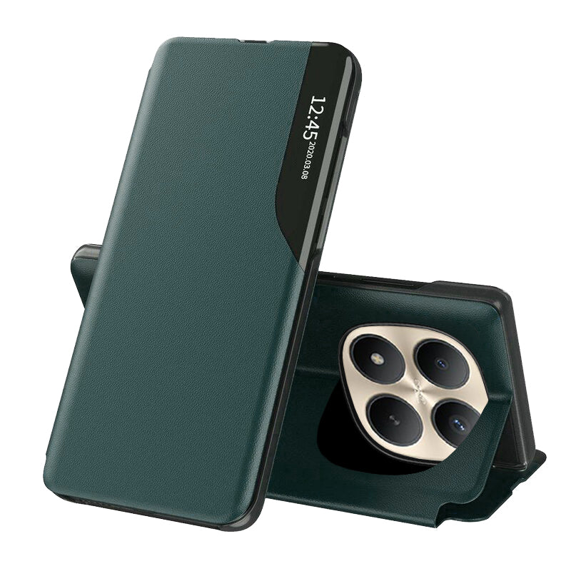 Deksel for Xiaomi Poco M8 Pro / Redmi Note 15 Pro+ 5G, Techsuit, eFold, Mørkegrønn