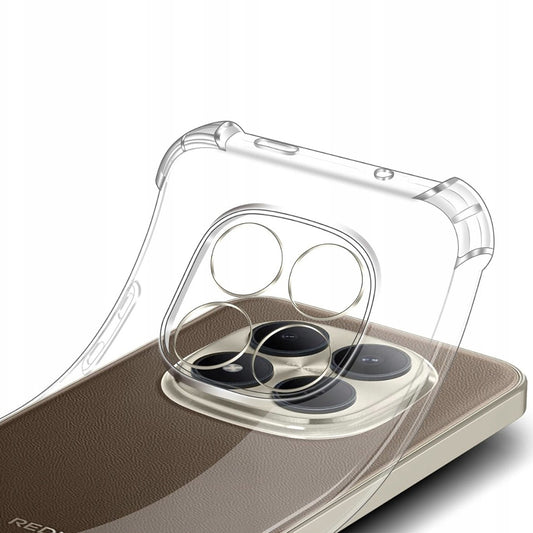 Deksel for Xiaomi Poco M8 Pro / Redmi Note 15 Pro+ 5G, Techsuit, Shockproof Clear, Gjennomsiktig