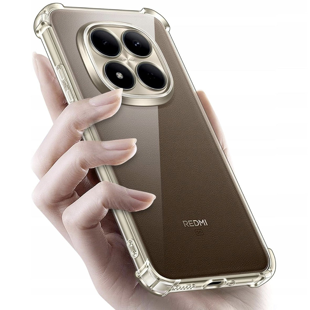 Deksel for Xiaomi Poco M8 Pro / Redmi Note 15 Pro+ 5G, Techsuit, Shockproof Clear, Gjennomsiktig