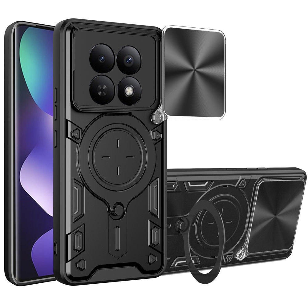Deksel for Xiaomi Poco M8 / Redmi Note 15 5G / Note 15 4G, Techsuit, CamGuard Pro, Svart