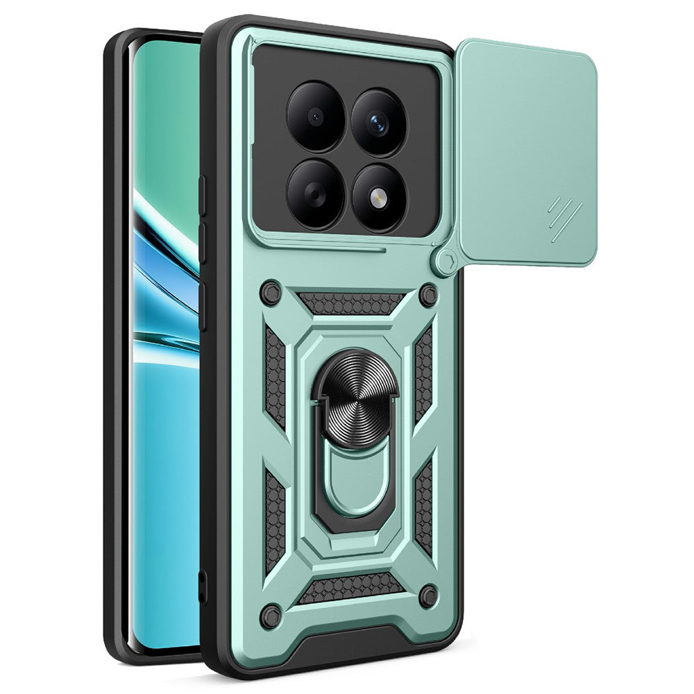 Deksel for Xiaomi Poco M8 / Redmi Note 15 5G / Note 15 4G, Techsuit, CamShield, Grønn