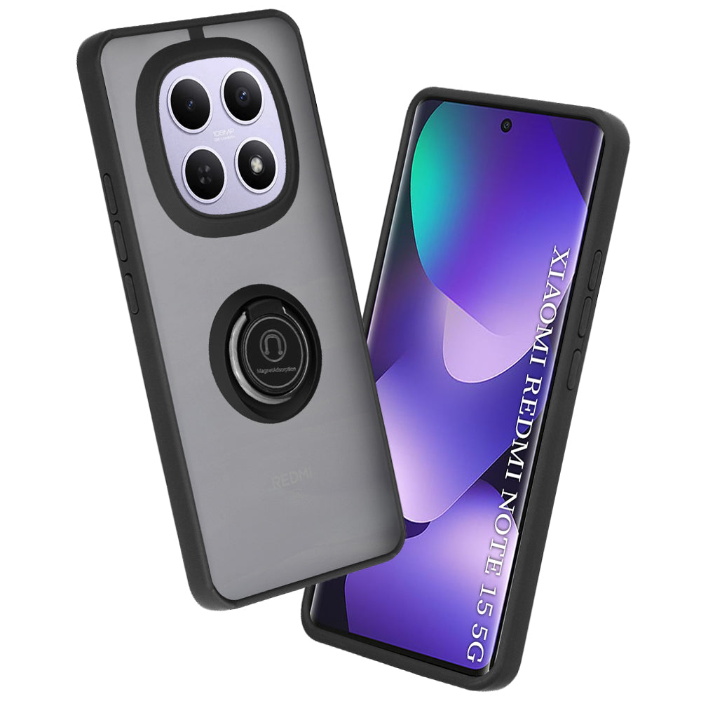 Deksel for Xiaomi Poco M8 / Redmi Note 15 5G / Note 15 4G, Techsuit, Glinth, Svart