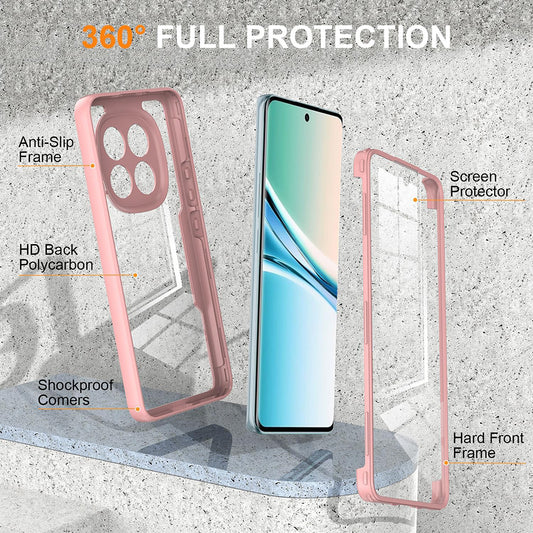 Deksel for Xiaomi Poco M8 / Redmi Note 15 5G, Techsuit, ColorVerse 360, Rosa