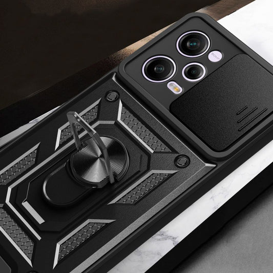 Deksel for Xiaomi Poco X5 Pro / Redmi Note 12 Pro 5G, Techsuit, CamShield, Svart