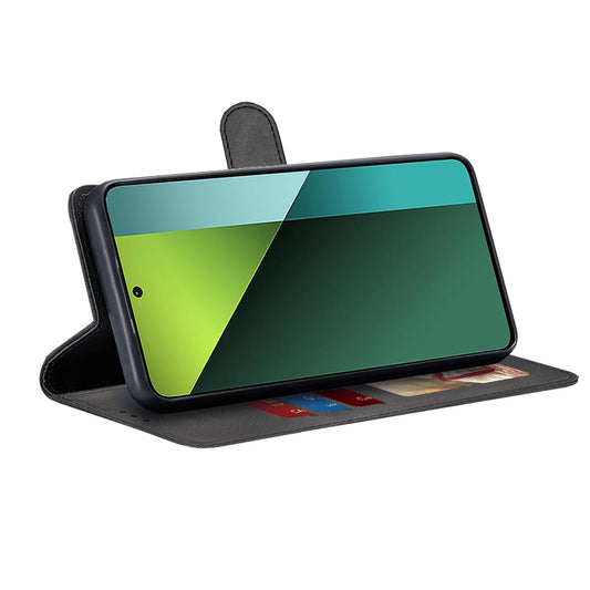 Deksel for Xiaomi Poco X6 / Note 13 Pro 5G, Techsuit, Diary Book, Svart