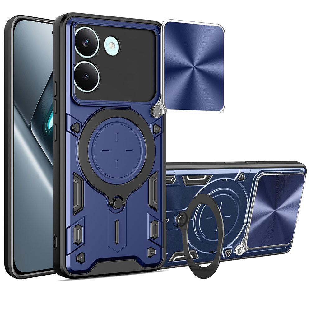Deksel for Xiaomi Poco X8 Pro, Techsuit, CamGuard Pro, Blå