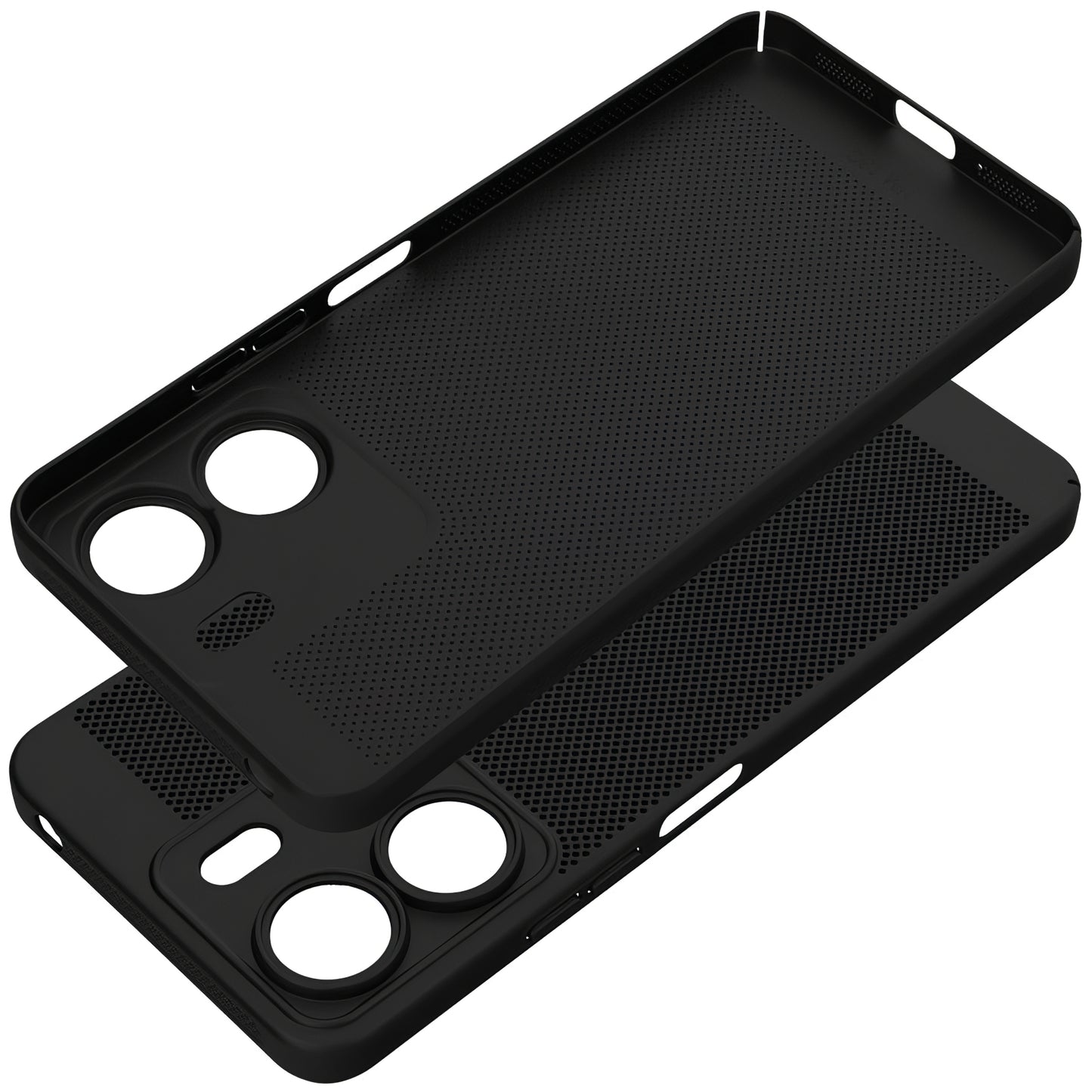 Etui til Xiaomi Poco C65 / Redmi 13C, OEM, Breezy, Svart