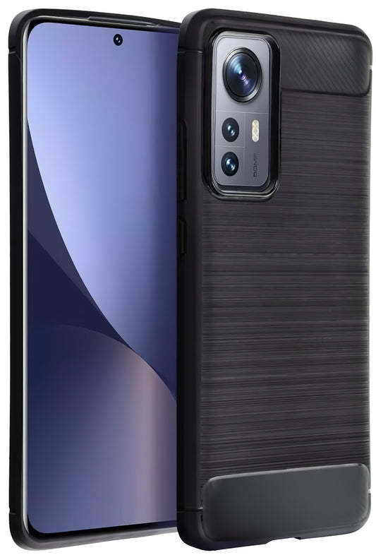 Etui til Xiaomi Redmi 10 2022/10, OEM, karbon, svart