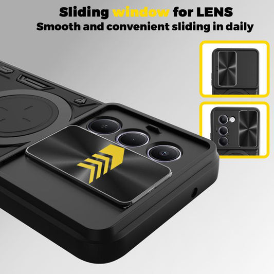 Deksel for Xiaomi Redmi 15 5G / 15 4G, Techsuit, CamGuard Pro, Rød