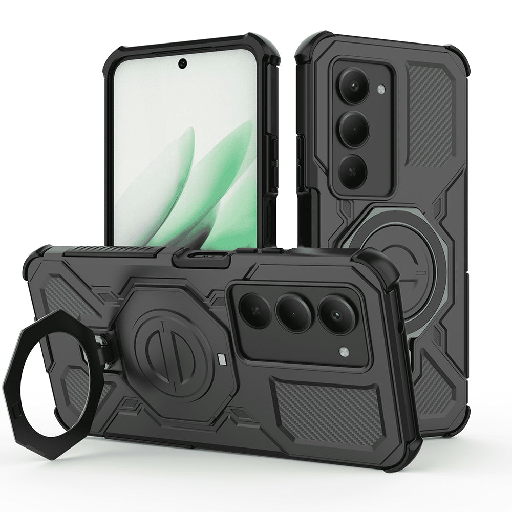 Deksel for Xiaomi Redmi 15 5G / 15 4G, Techsuit, Carbon Shield Pro, Svart