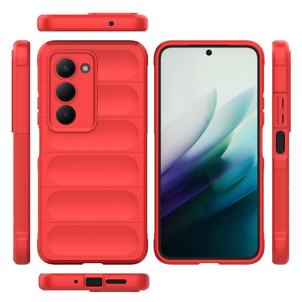 Deksel for Xiaomi Redmi 15 5G / 15 4G, Techsuit, Magic Shield, Rød