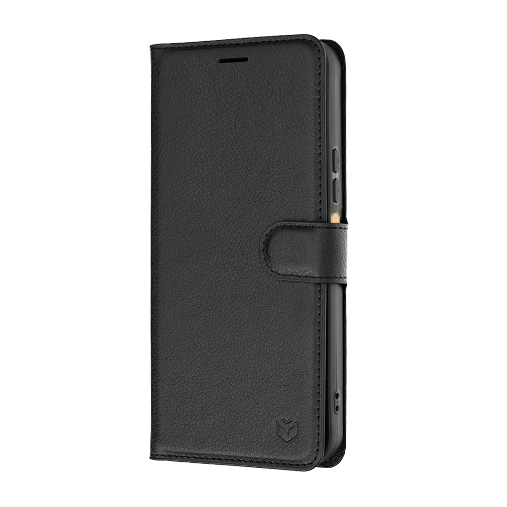Deksel for Xiaomi Redmi 17 5G / 17 4G, Techsuit, Leather Folio, Svart
