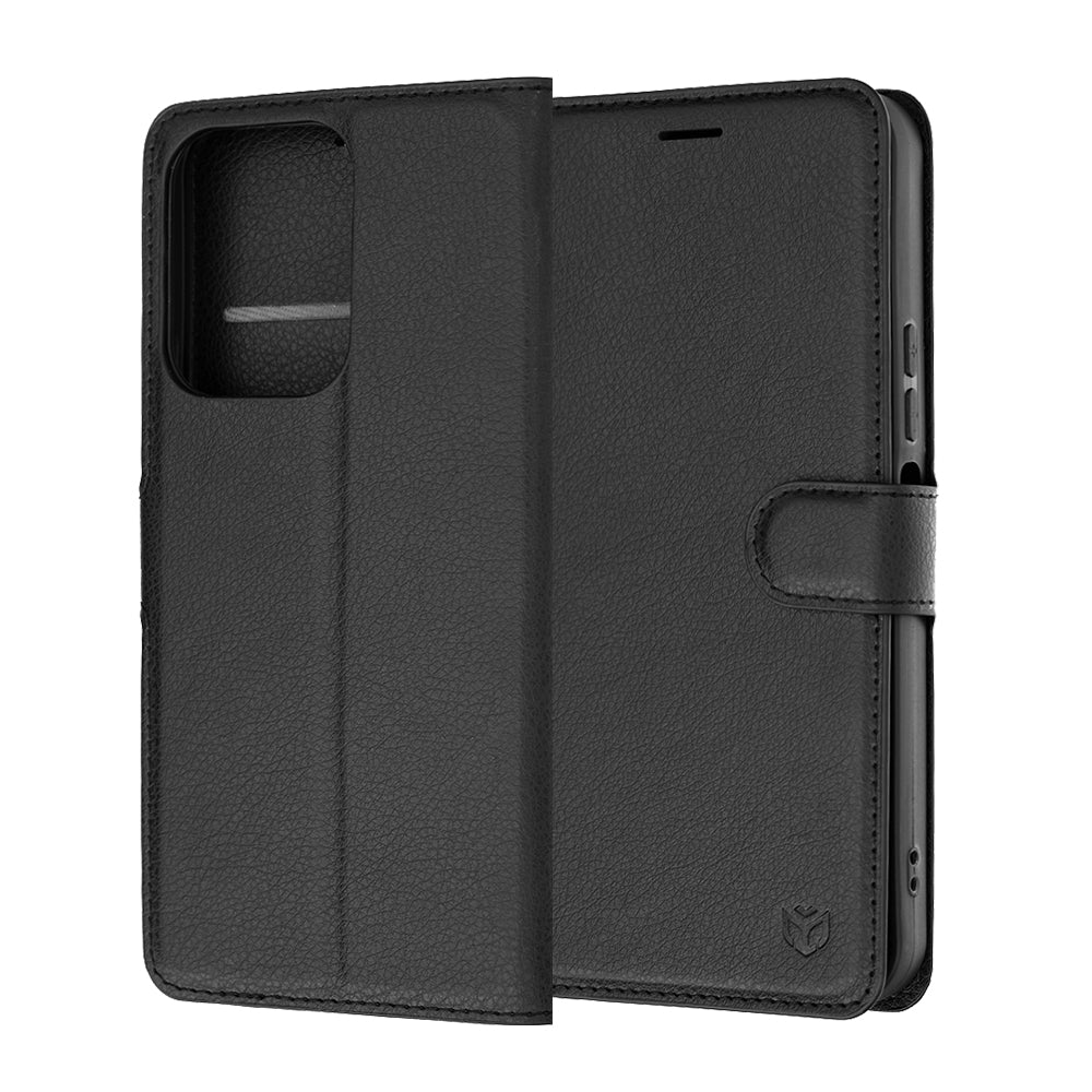 Deksel for Xiaomi Redmi 17 5G / 17 4G, Techsuit, Leather Folio, Svart