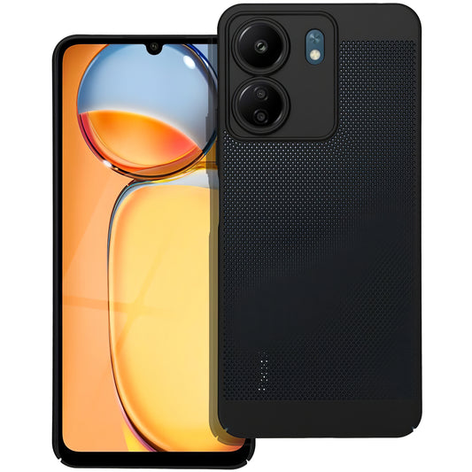 Etui til Xiaomi Poco C65 / Redmi 13C, OEM, Breezy, Svart